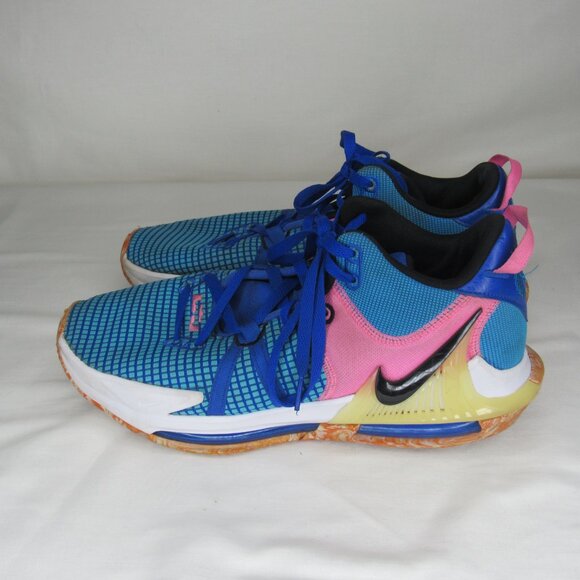 Nike LeBron WITNESS 7 Hyper Roayl Pink Basketball Shoes Men\'s 12 DM1123-400 main image 5